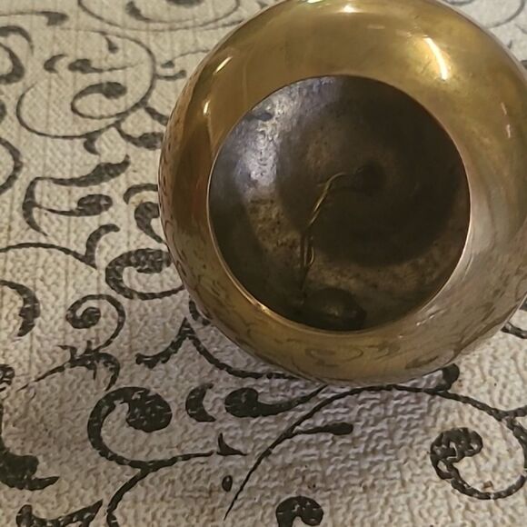 Solid Brass Apple Bell - Picture 7 of 10